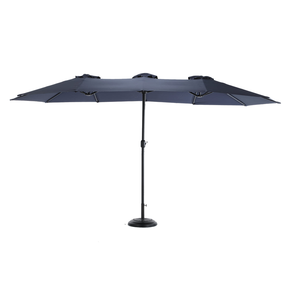 Large 14.8-Foot Rectangular Double-Sided Outdoor Umbrella