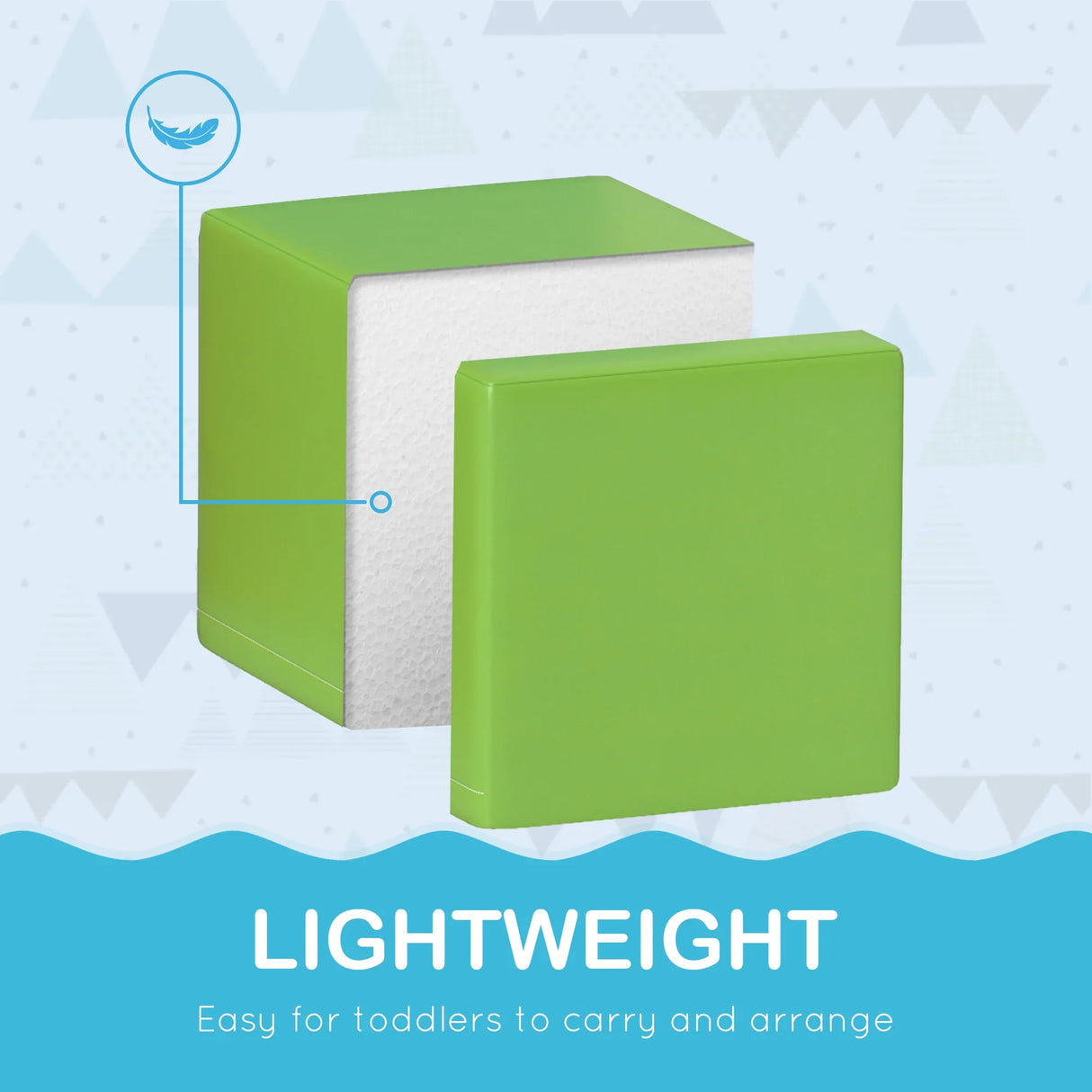 12-Piece Soft Foam Building Blocks Educational Toy Set - Omega Lifestyles