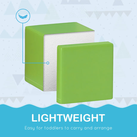 12-Piece Soft Foam Building Blocks Educational Toy Set - Omega Lifestyles