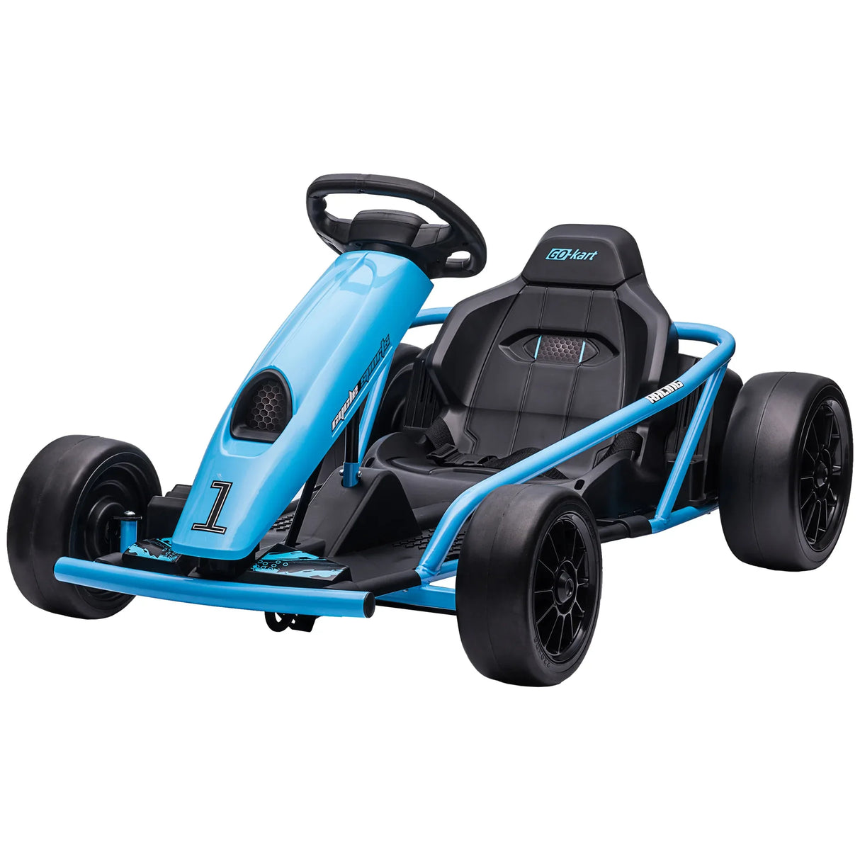 Electric Kids Drift Go Kart With Safety Belt And Music - Omega Lifestyles