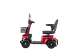 Heavy Duty Red 4-Wheel Mobility Scooter for Adults - Omega Lifestyles