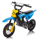 Kids Off-Road Electric Ride-On Motorcycle With Suspension - Omega Lifestyles