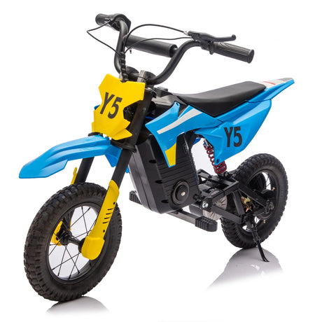 Kids Off-Road Electric Ride-On Motorcycle With Suspension - Omega Lifestyles