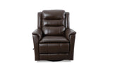Manual Swivel Top Grain Leather Recliner Chair - Omega Lifestyles