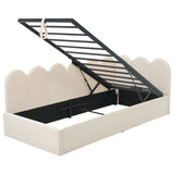 Twin Velvet Upholstered Daybed With Hydraulic Storage - Omega Lifestyles