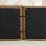 Modular Velvet 4-Seat Boneless Sectional Sofa With Ottomans - Omega Lifestyles