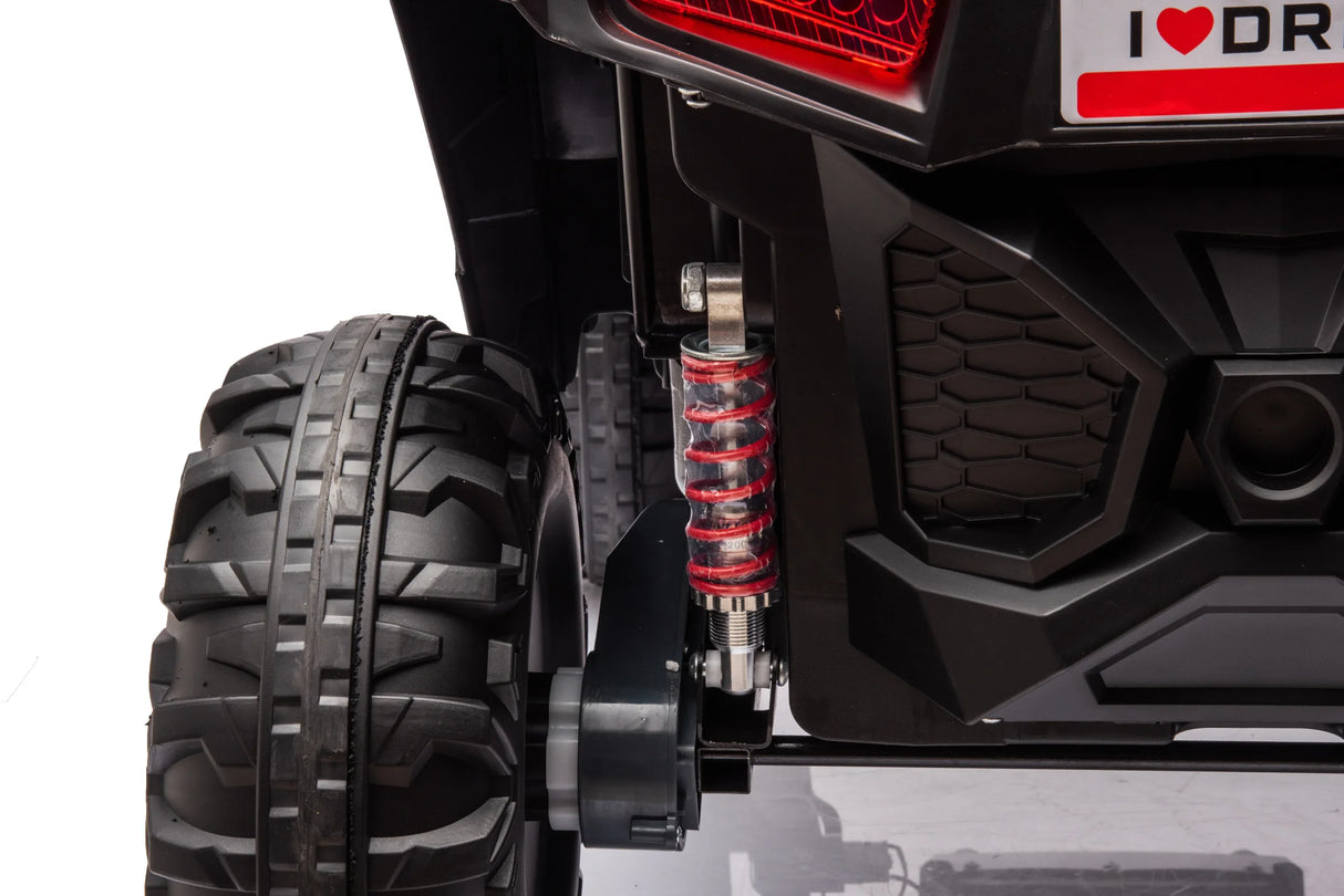 Electric Four-Wheel Drive Kids Ride-On Car With Leather Seat - Omega Lifestyles