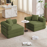 Modular Folding Corduroy Convertible Sofa Bed - Omega Lifestyles