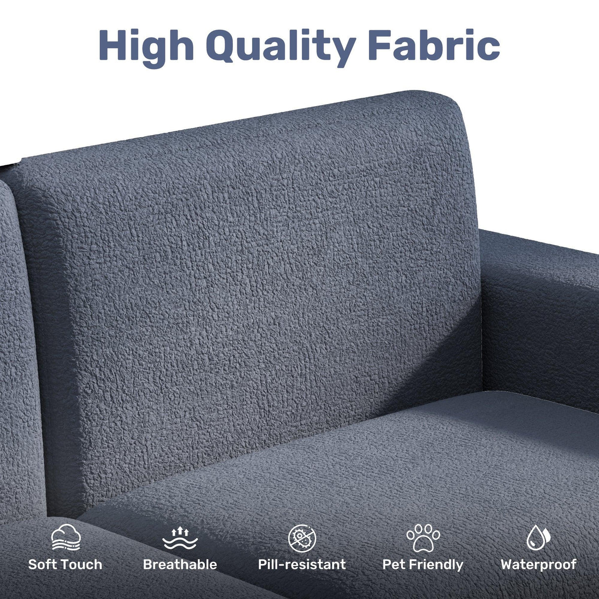 Full Size Sleeper Sofa With Memory Foam Mattress - Omega Lifestyles