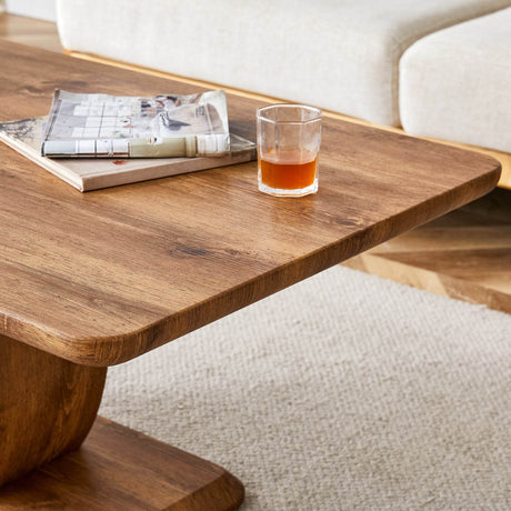 Modern Wood MDF Multipurpose Rectangular Coffee Table - Sleep Galleria
