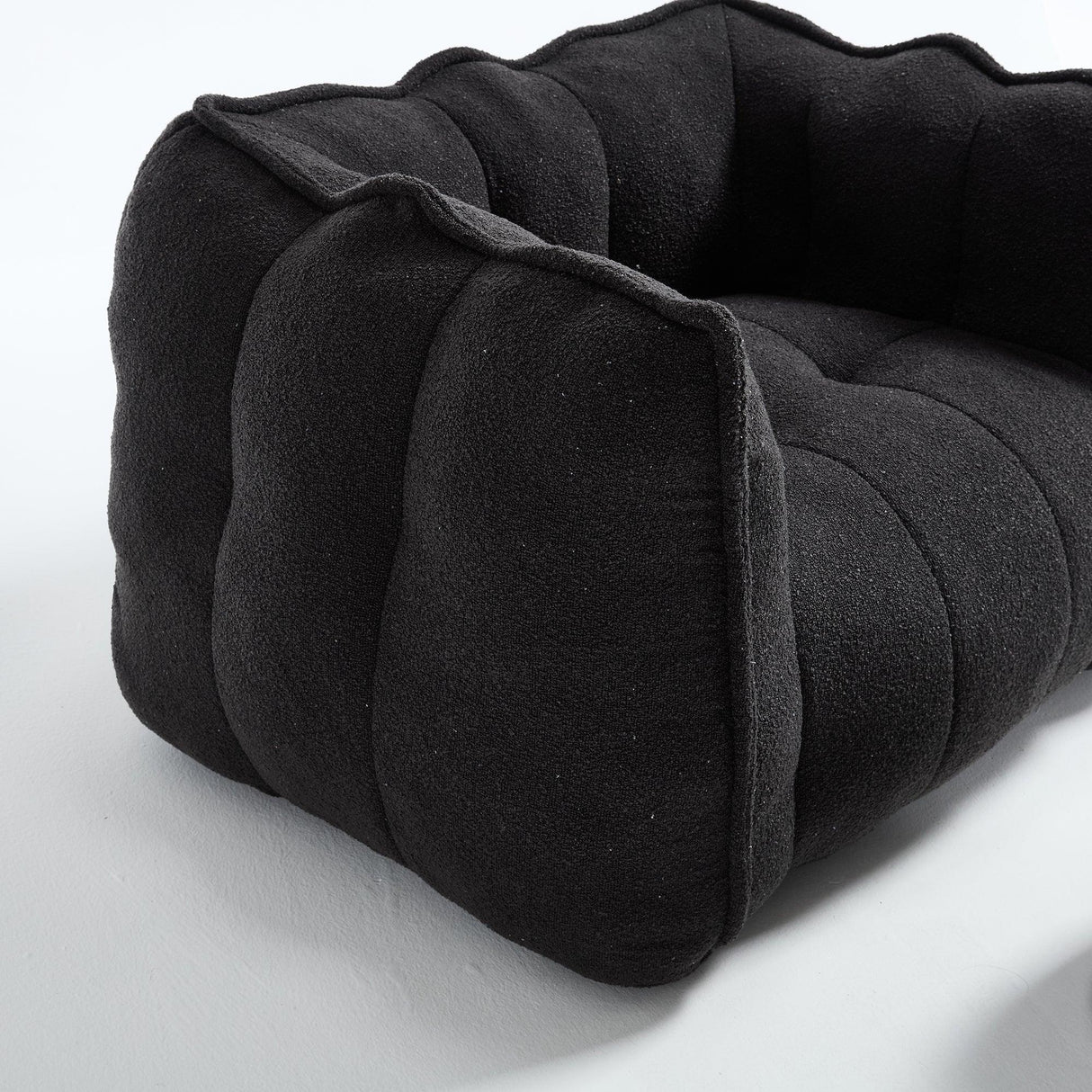 Soft Chenille High Resilient Foam Bean Bag Chair - Omega Lifestyles