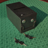 Modern 96-Inch Wood Poker Table With Cup Holders - Omega Lifestyles