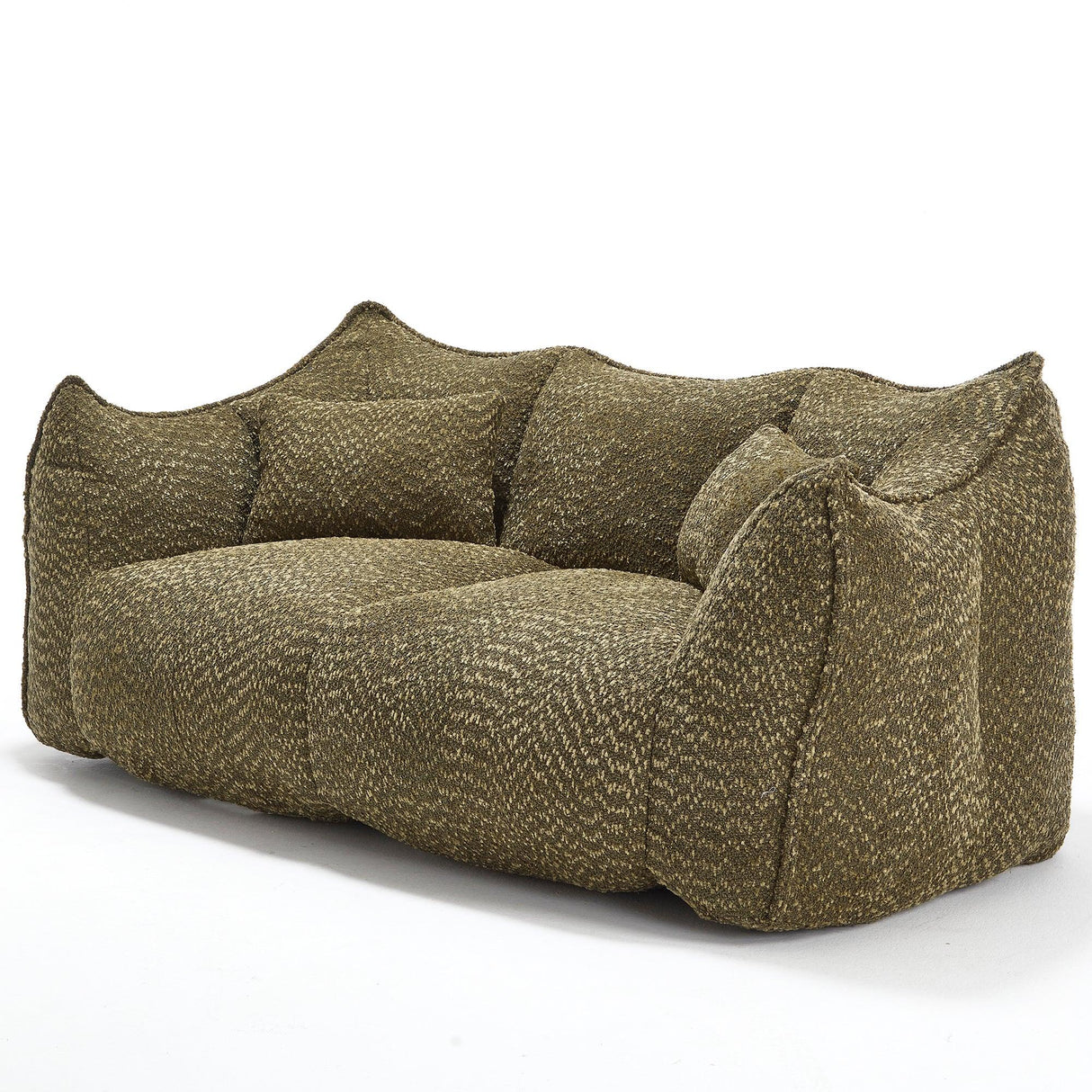 Dual Chenille Bean Bag Chair With High Resilience Foam Core - Omega Lifestyles