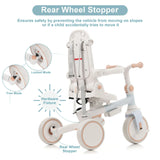 7-in-1 Multifunctional Foldable Baby Tricycle With Canopy - Omega Lifestyles