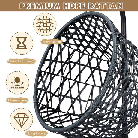 Indoor Hanging Cat Hammock Bed With Stand And Cushion - Sleep Galleria