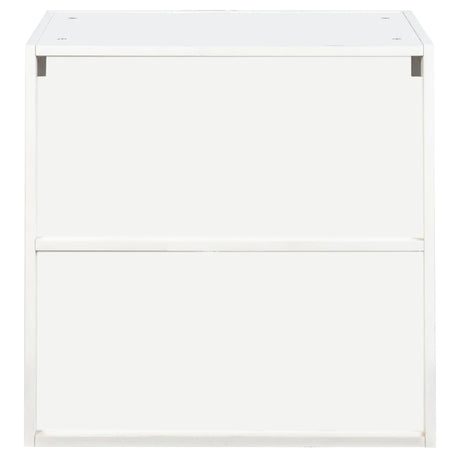 Arched Glass Door Floating Wall Cabinet With Shelves - Omega Lifestyles