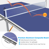 Foldable Portable Mid-Size Table Tennis Table Game Set - Omega Lifestyles