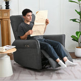 Power Swivel Rocker Recliner Chair With USB Ports - Omega Lifestyles