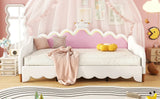Twin Extending Upholstered Princess Daybed With LED Lights - Omega Lifestyles