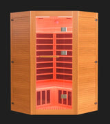 Far Infrared Wood Home Sauna With Bluetooth Speaker - Omega Lifestyles
