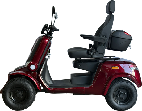 Heavy Duty 4-Wheel Mobility Scooter With Dual-Brake System - Omega Lifestyles