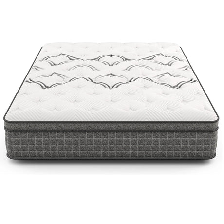 Twin Medium 12-Inch Cooling Copper Hybrid Euro-Top Mattress - Omega Lifestyles