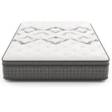 Medium 12-Inch Cooling Copper Hybrid Euro-Top Cal King Mattress - Omega Lifestyles