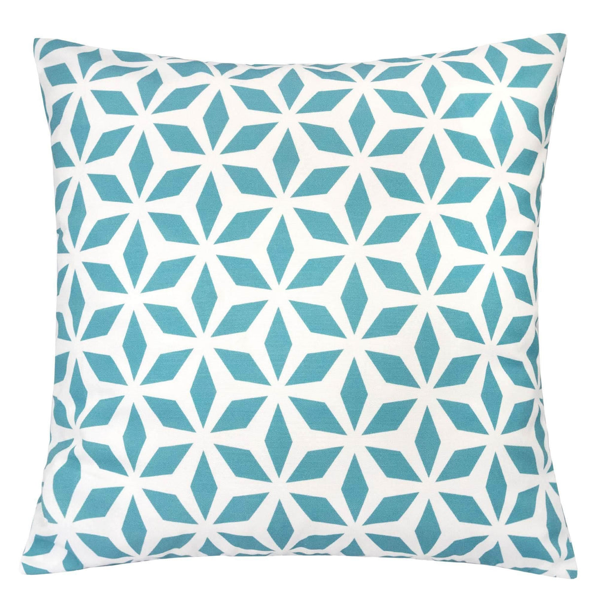 Outdoor Blue Weather-Resistant Polyester Accent Pillow 20x20 - Omega Lifestyles