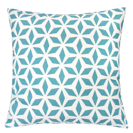 Outdoor Blue Weather-Resistant Polyester Accent Pillow 20x20 - Omega Lifestyles