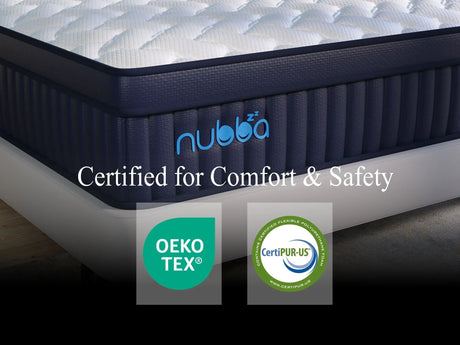 Twin Firm 12-Inch Hybrid Memory Foam Mattress - Omega Lifestyles