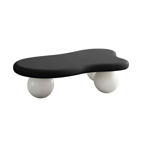 Modern 40-Inch Cloud Shaped Lacquered Coffee Table - Sleep Galleria