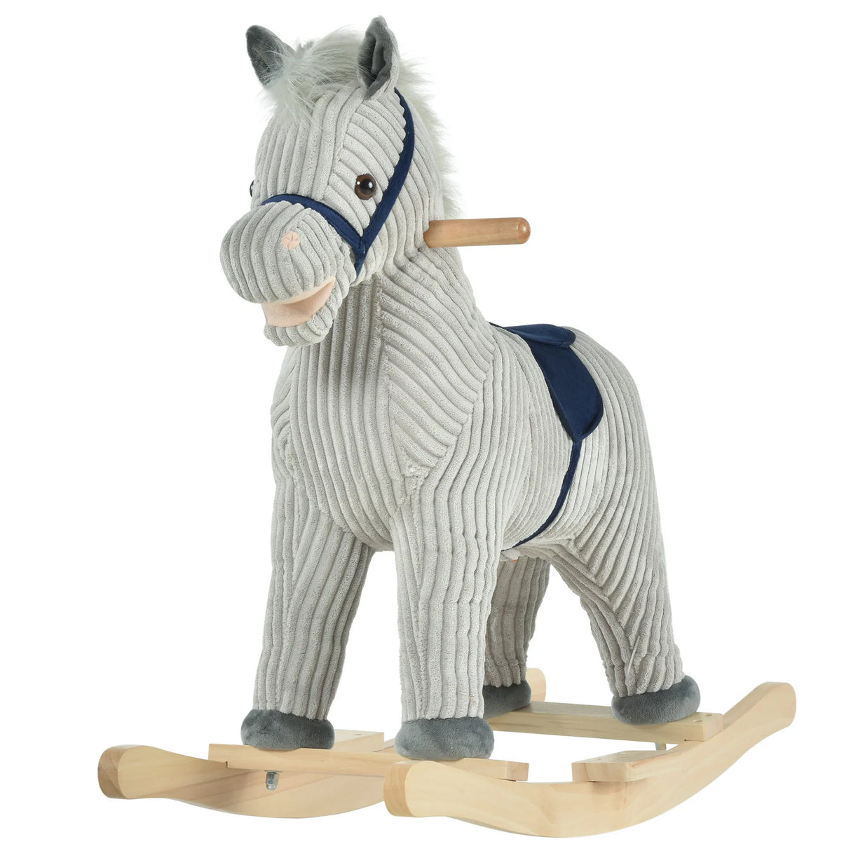 Plush Kids Rocking Horse With Realistic Sounds - Omega Lifestyles