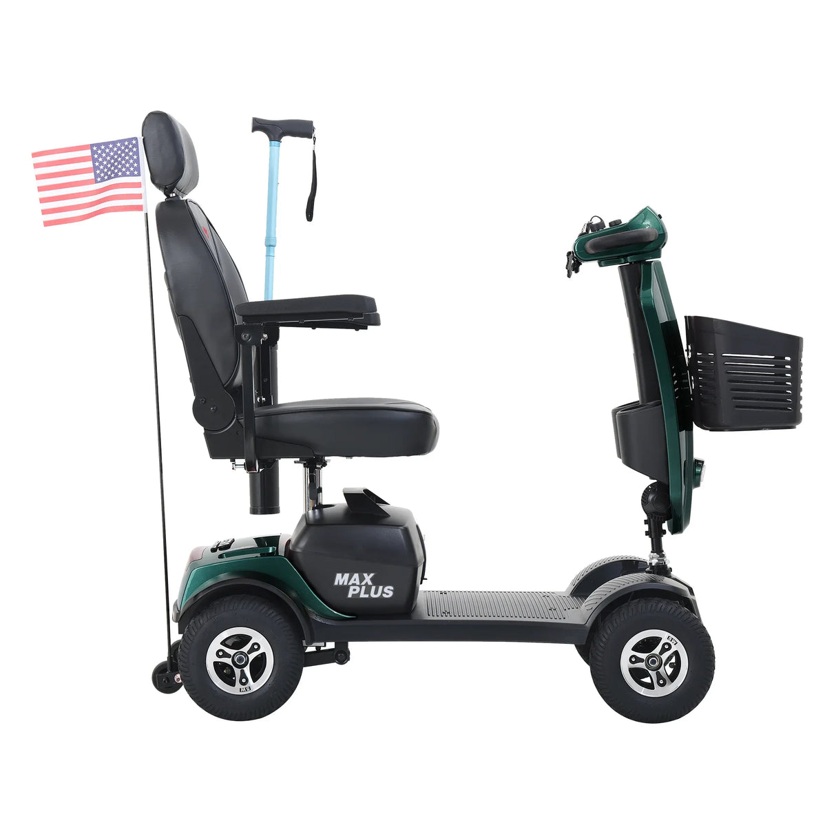Outdoor Compact Emerald Mobility Scooter With USB Charger Port - Omega Lifestyles