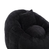 Chenille Memory Foam Lazy Sofa With Ottoman - Omega Lifestyles