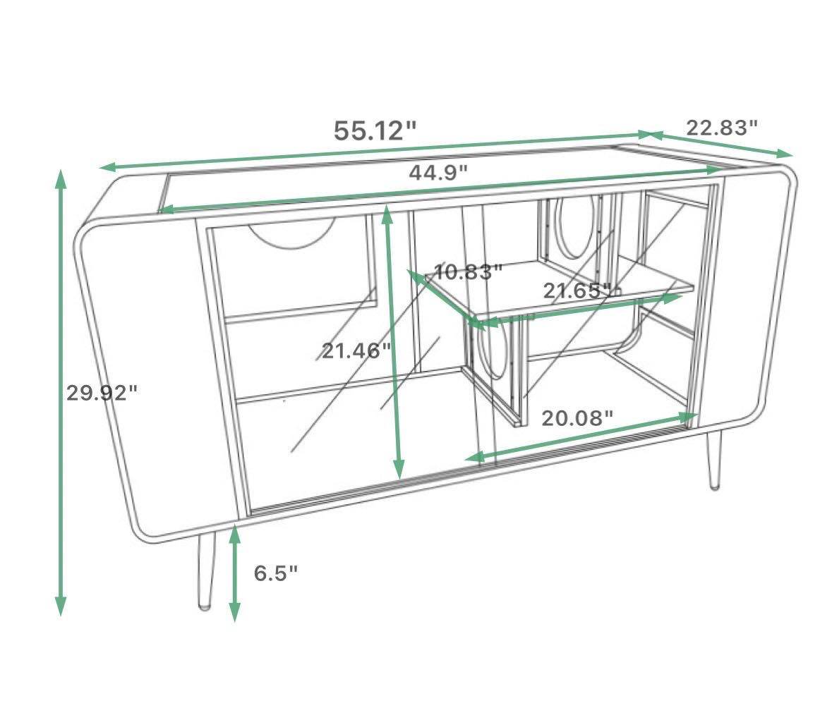 Spacious Fir Wood Iron Frame Tempered Glass Cat House - Sleep Galleria