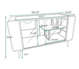 Spacious Fir Wood Iron Frame Tempered Glass Cat House - Sleep Galleria