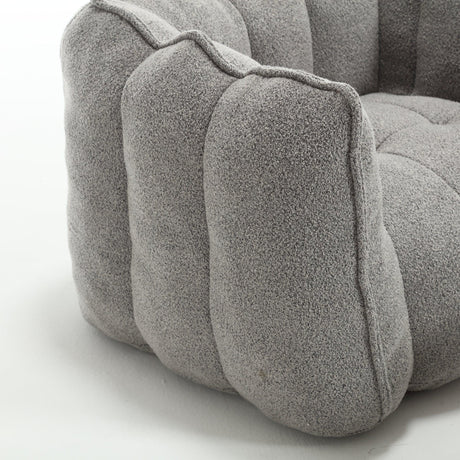 Soft Chenille High Resilient Foam Bean Bag Chair - Omega Lifestyles