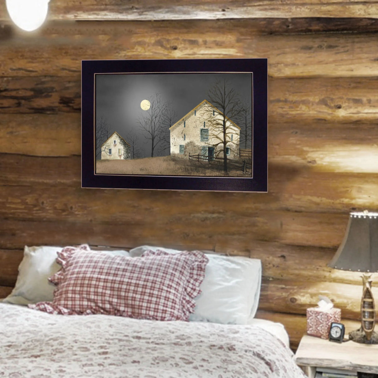 Still Of The Night Multicolor Framed Wall Art Decor - Omega Lifestyles