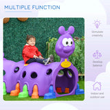 Kids Plastic Caterpillar Climbing Tunnel Play Structure Indoor Outdoor - Omega Lifestyles