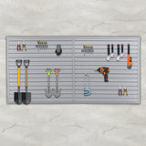 Heavy Duty PVC Slatwall Garage Storage Organizer Panel System