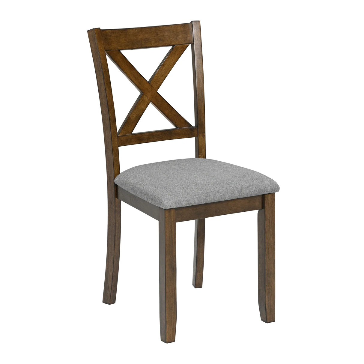 6-Piece Walnut Acacia Wood Dining Table Set With Bench - Omega Lifestyles