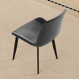 Modern PU Leather Ergonomic Dining Chairs Set of 4 - Omega Lifestyles