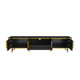 Modern Luxury Minimalism TV Stand With Storage Cabinets - Sleep Galleria
