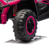 24V Dual-Seat Kids Ride-On UTV With Remote Control - Omega Lifestyles