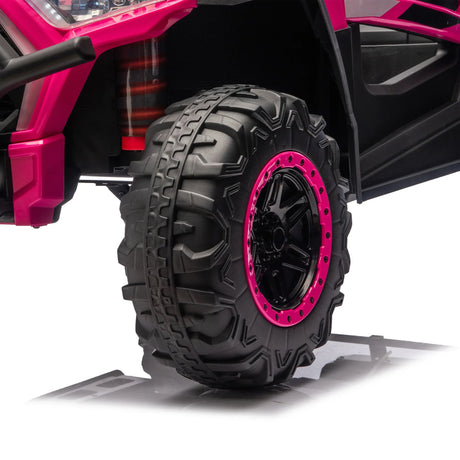 24V Dual-Seat Kids Ride-On UTV With Remote Control - Omega Lifestyles
