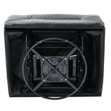 360-Degree Swivel Manual Rocking Leather Gel Recliner Chair - Omega Lifestyles