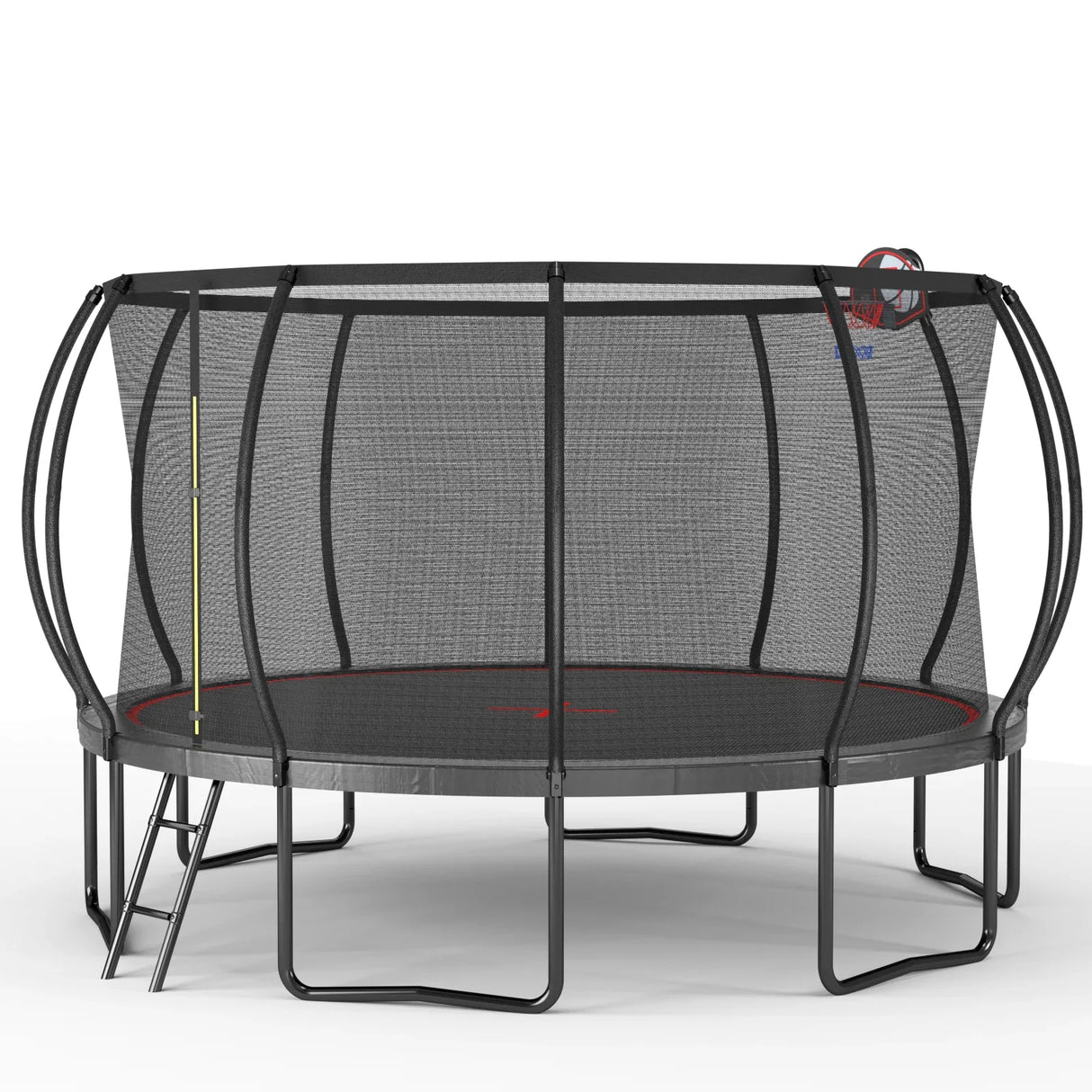 14-Foot Outdoor Galvanized Steel Frame Garden Trampoline - Omega Lifestyles