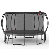 14-Foot Outdoor Galvanized Steel Frame Garden Trampoline - Omega Lifestyles