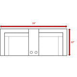 3-Piece Gray Rattan Wicker Outdoor Seating Group With Cushions - Omega Lifestyles