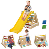 5-in-1 Wooden Pikler Triangle Climber Toddler Gym - Omega Lifestyles